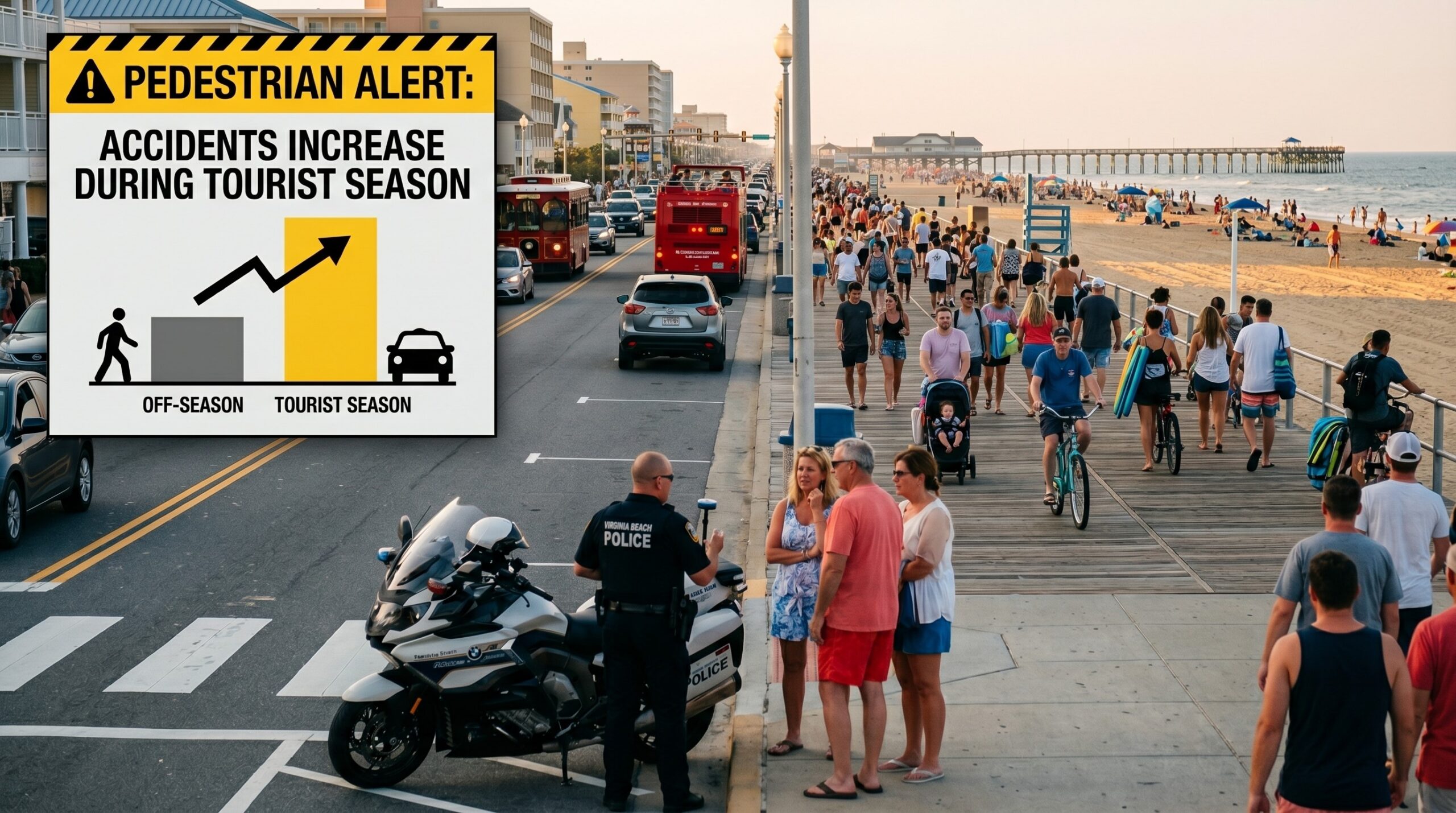 Pedestrian Accidents Increase During Tourist Season